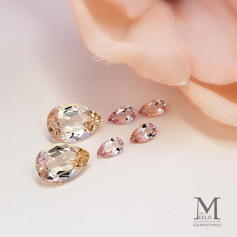 Gemstone Cutting Factory Meelis - Faceted Morganite